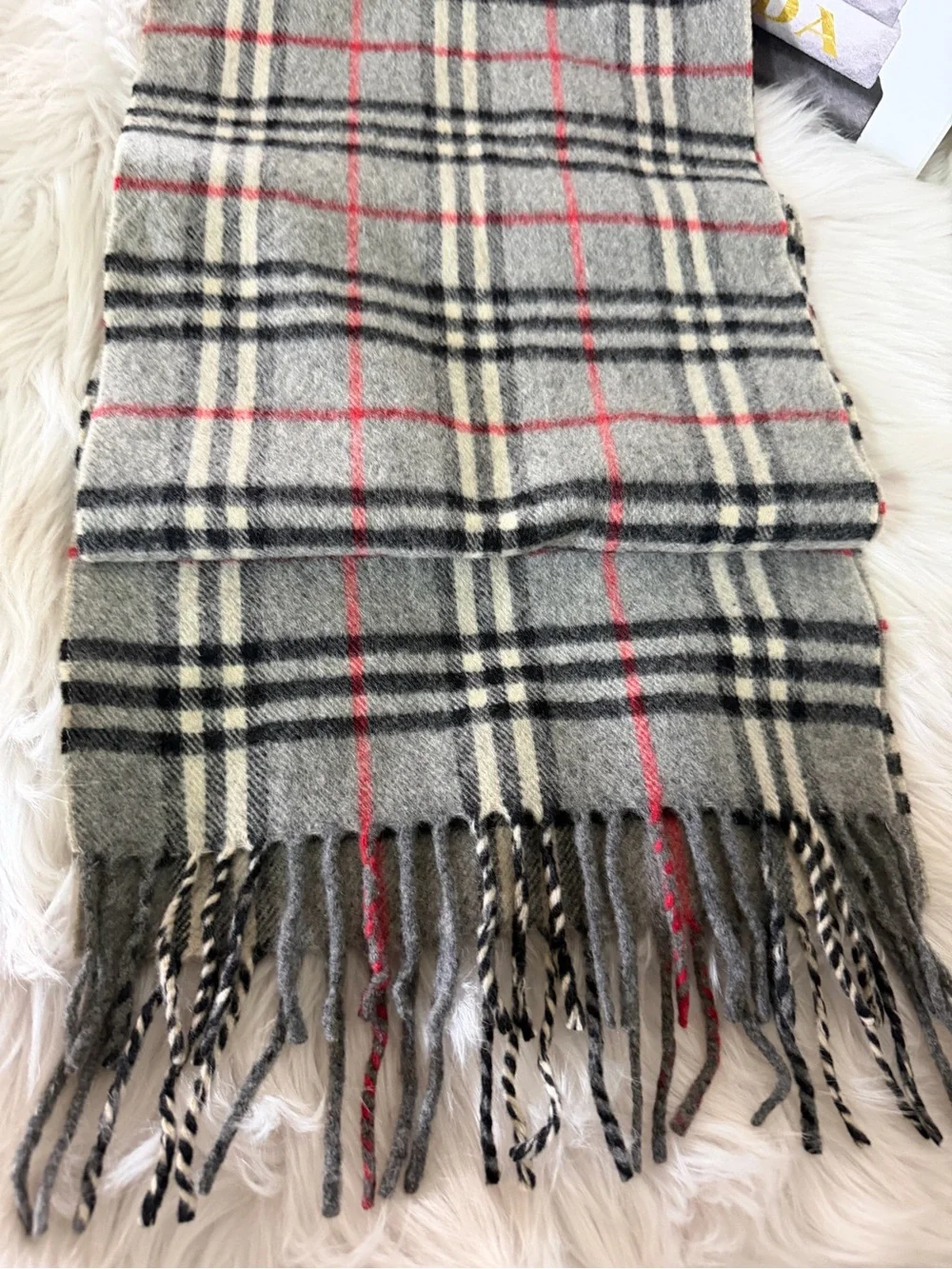 Burberry London Lambwool Throw/ Shawl Scarf.